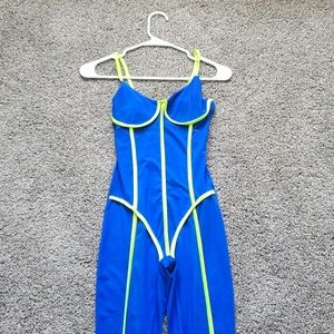 Vibrant Neon Catsuit